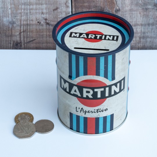 Martini Oil Barrel Money Box