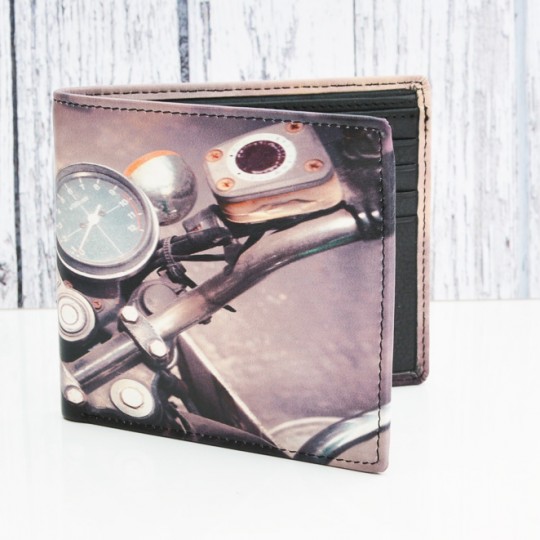 Motorcycle leather Wallet