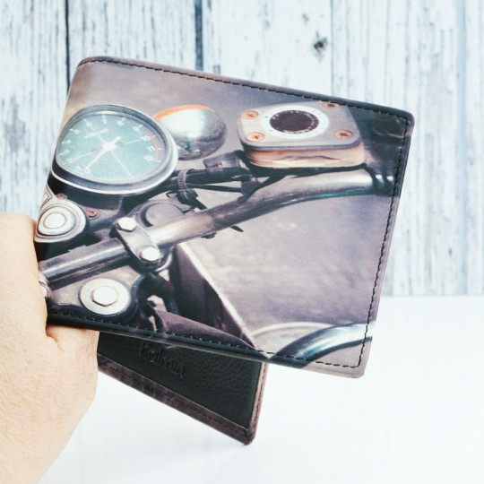 Motorcycle leather Wallet
