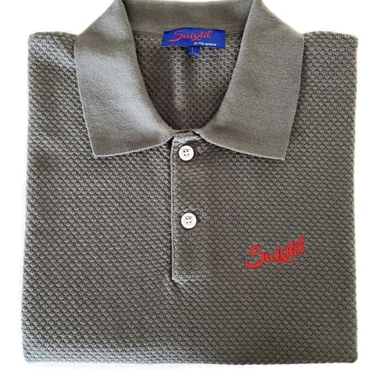 Suixtil Nassau Polo Shirt Graphite Grey