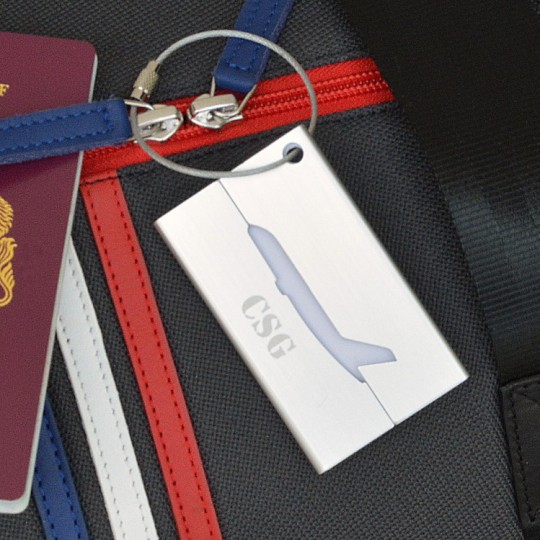 Personalised Boeing Luggage Tag