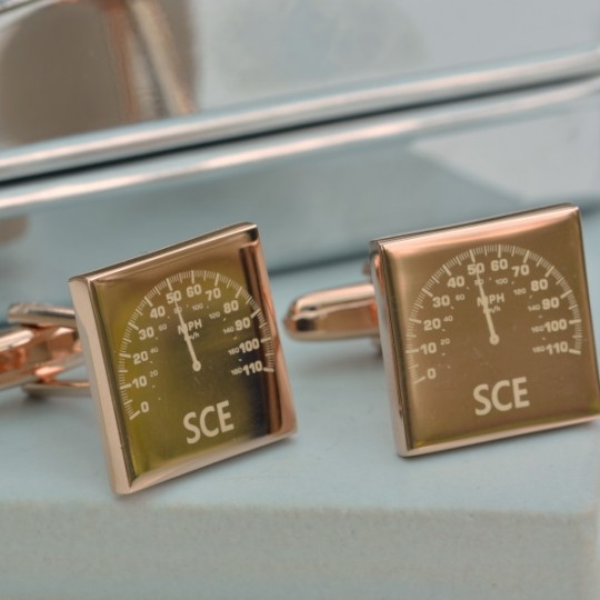 Personalised Car Dial Cufflinks