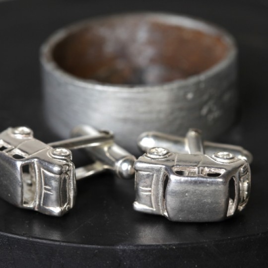 Solid Silver Mini Cufflinks