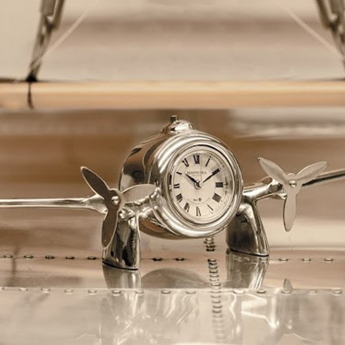 Art Deco Flight Desk Clock