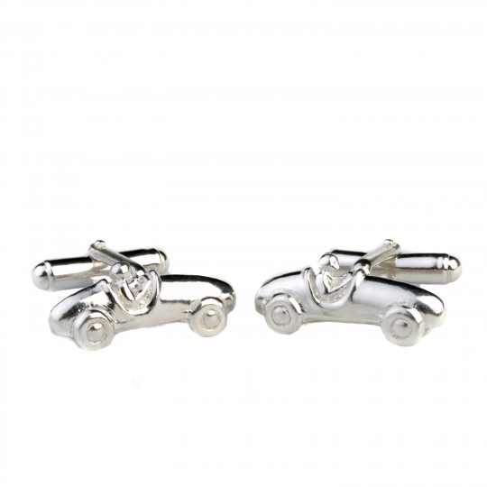 Solid Silver Bugatti Cufflinks