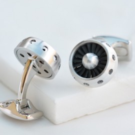 Jet Engine Cufflinks