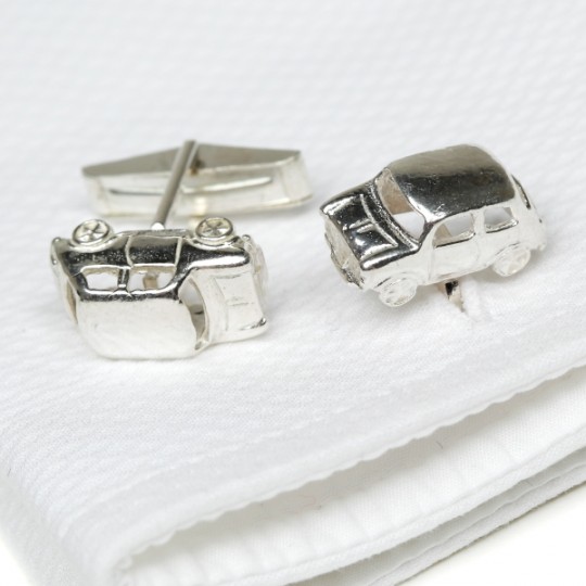Solid Silver Mini Cufflinks