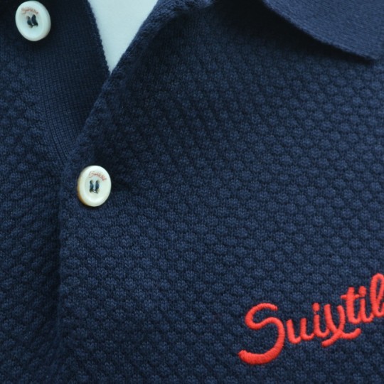 Suixtil Nassau Polo Shirt Navy Blue