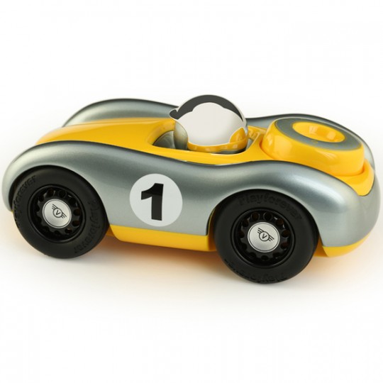 Viglietta Racing Car Silver and Yellow