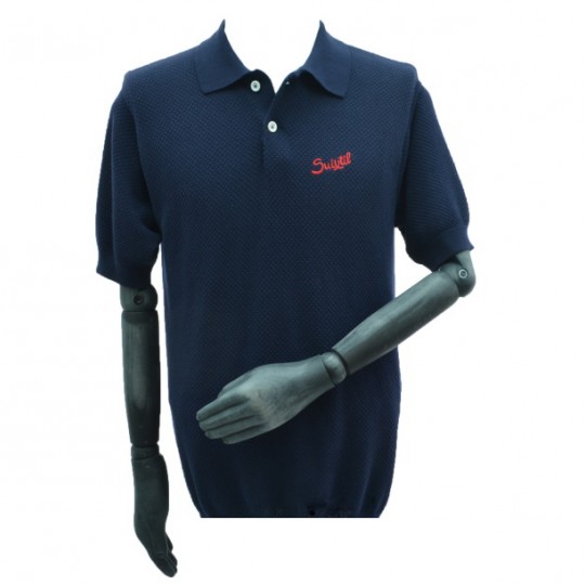 Suixtil Nassau Polo Shirt Navy Blue