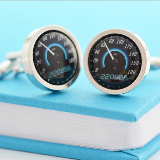 Personalised Sport Car Speedometer Cufflinks