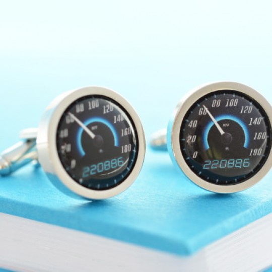 Personalised Sport Car Speedometer Cufflinks