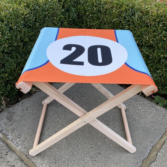 No20 Racing Number Folding Stool