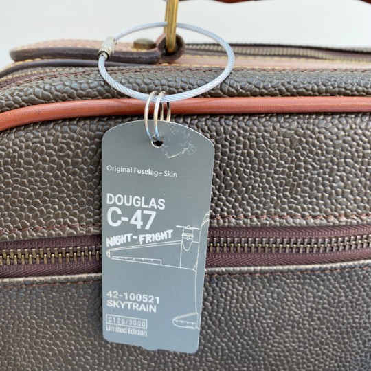 Reclaimed Douglas C-47 Keyring / Luggage Tag