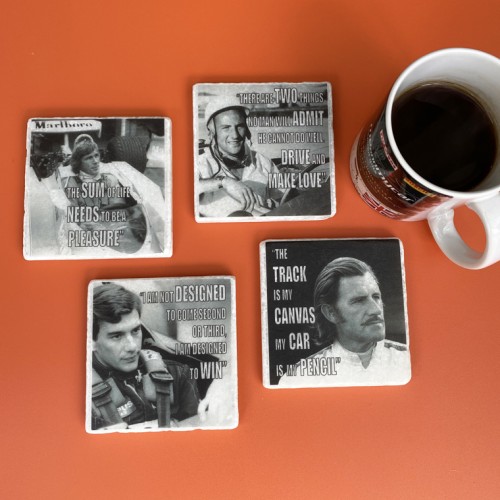 Racing Driver Set of 4 coasters