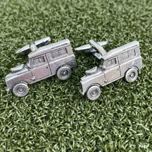 Pewter Land Rover Cufflinks