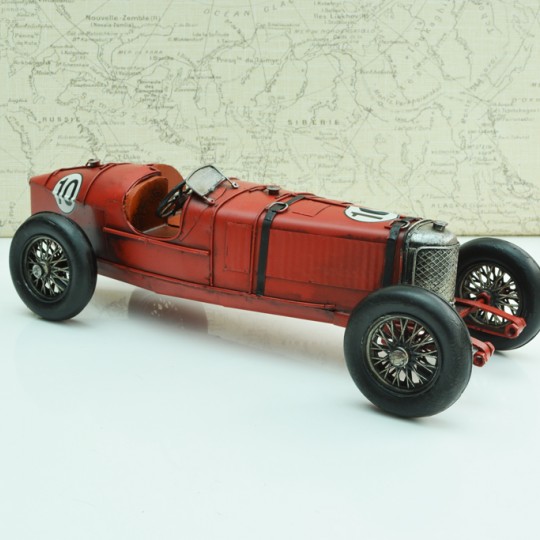 Tinplate Red No10 Racing Car