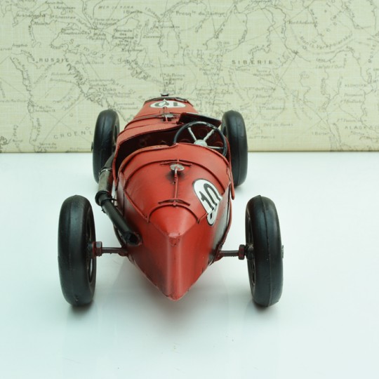 Tinplate Red No10 Racing Car