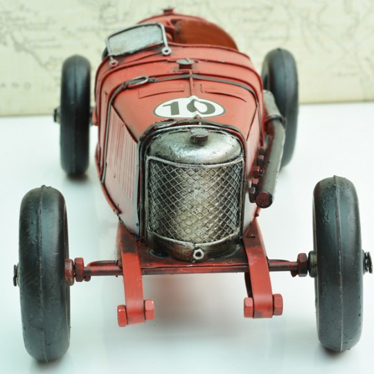 Tinplate Red No10 Racing Car