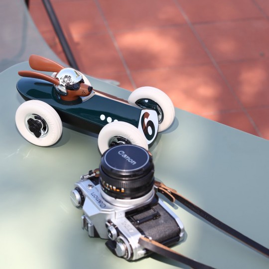 Rufus the Dog Racing Car Green