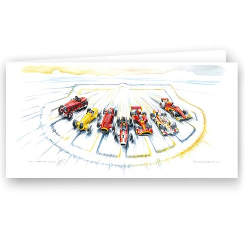 Uli Ehret Christmas Card - Seven Decades of Formula 1