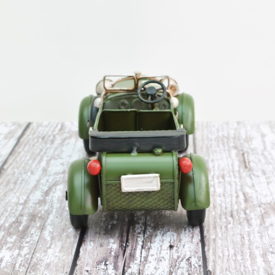 Tinplate Small Vintage Green Racing Car