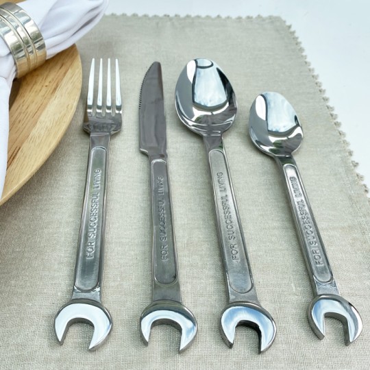 Spanner Cutlery Place Setting