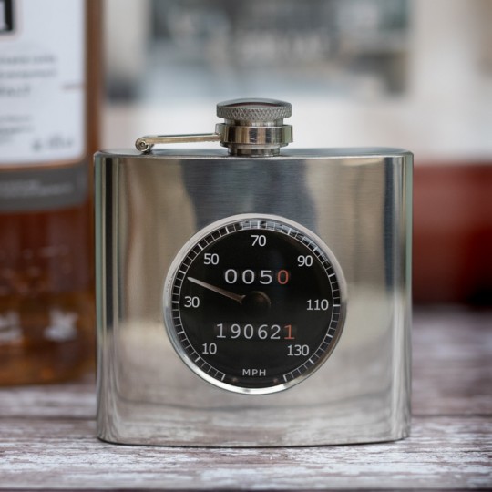 Personalised Black Speedo Hip Flask