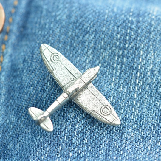 Pewter Spitfire Lapel Pin badge