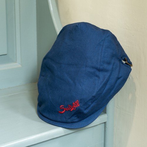 Suixtil Linen Race Cap Navy Blue