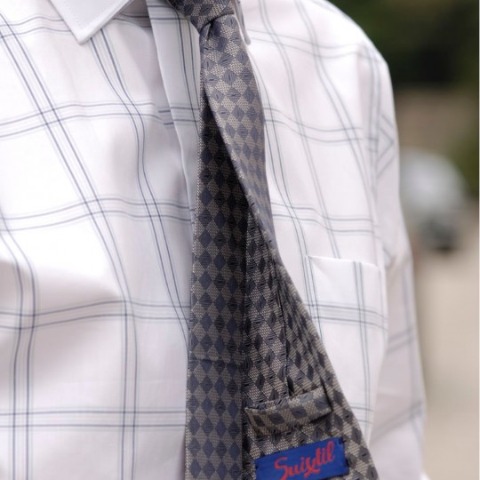 Suixtil Silver/Blue Tie