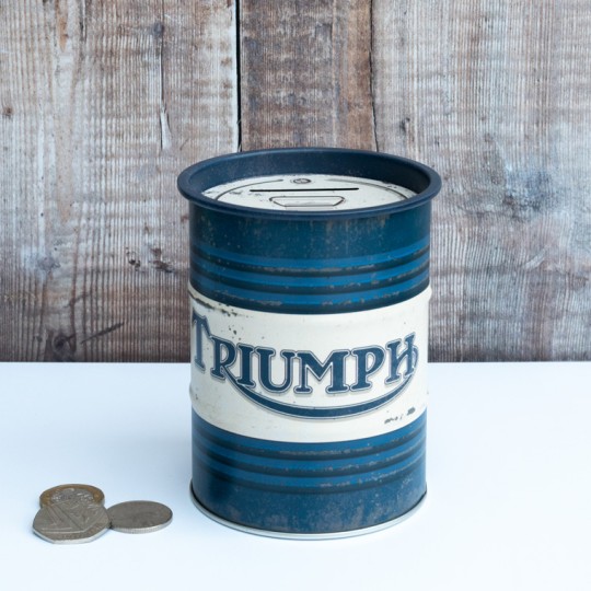 Triumph Oil Barrel Money Box