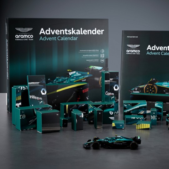 Aston Martin Aramco F1 Car Advent Calendar