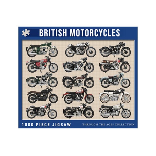 Classic British Motorcycles 1000 Piece Jigsaw