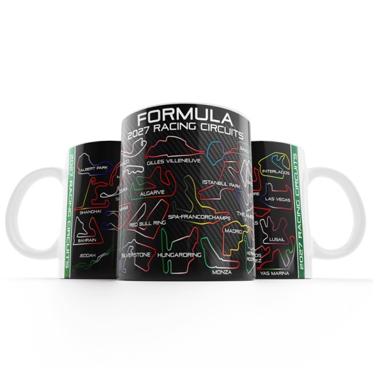 Formula 1 2027 Circuits Mug Formula 1 2027 Circuits Mug