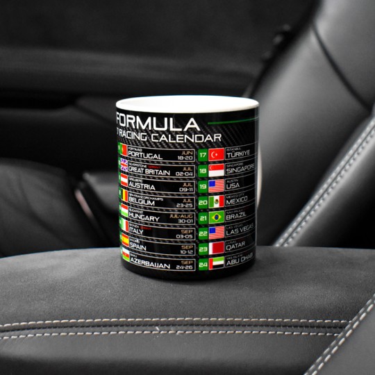 Formula 1 2027 Calendar Mug