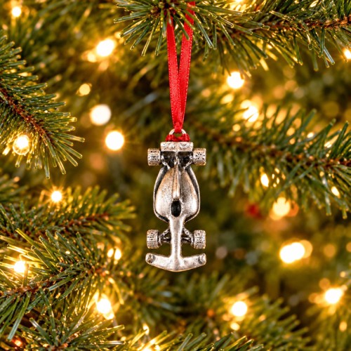 Formula 1 Pewter Christmas Tree Decoration Formula 1 Pewter Christmas Tree Decoration
