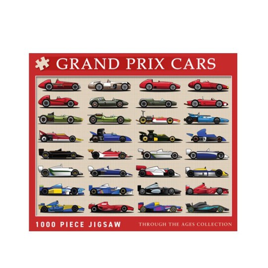 Formula 1 Through the Ages Jigsaw