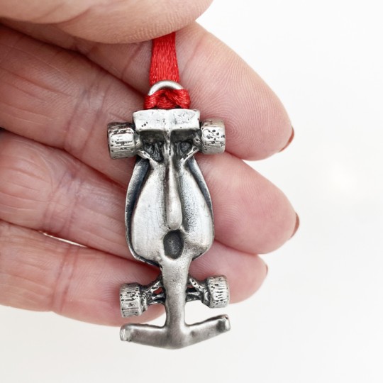 Formula 1 Pewter Christmas Tree Decoration