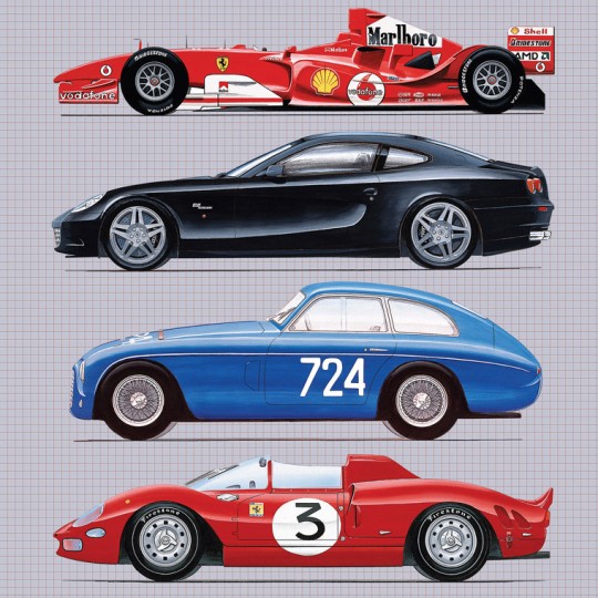 Ferrari Greetings Card