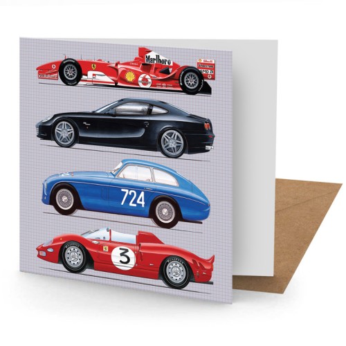 Ferrari Greetings Card