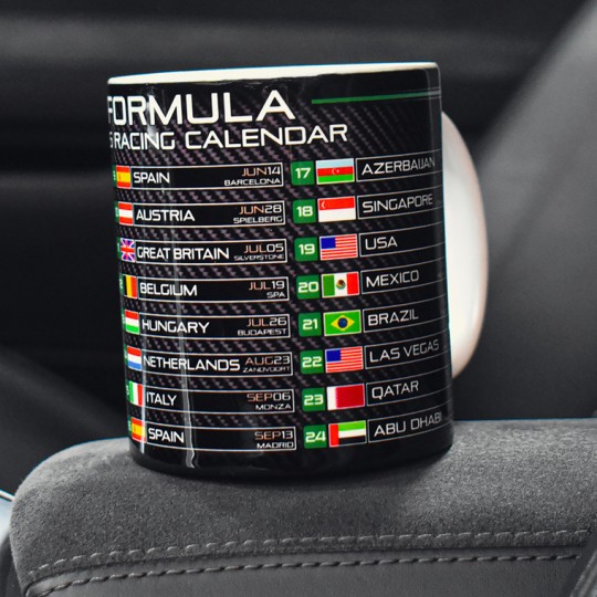 Formula 1 2026 Calendar Mug