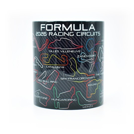 Formula 1 2026 Circuits Mug