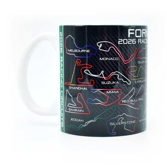 Formula 1 2026 Circuits Mug