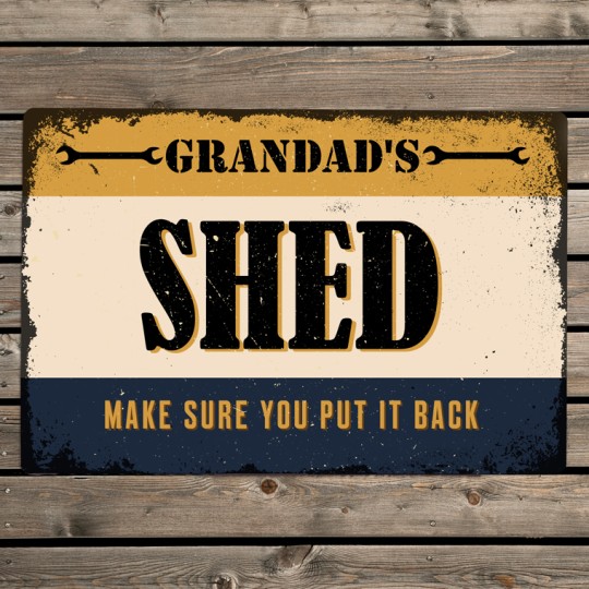 Personalised Garage or Shed Sign