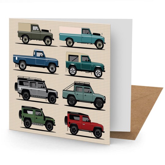 Landrover Greetings Card