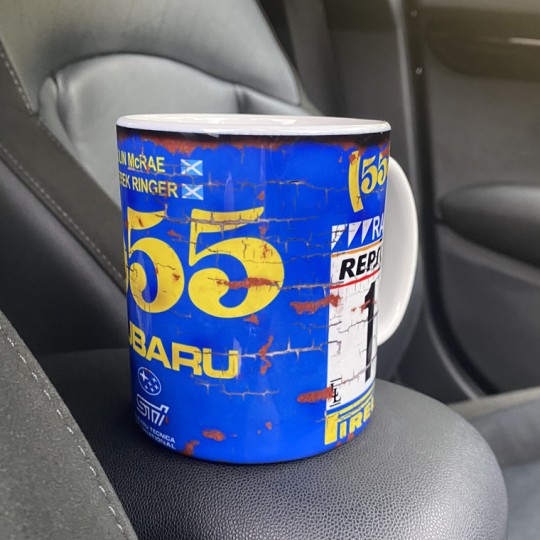 Colin McRae Suburu Impreza Rally Mug