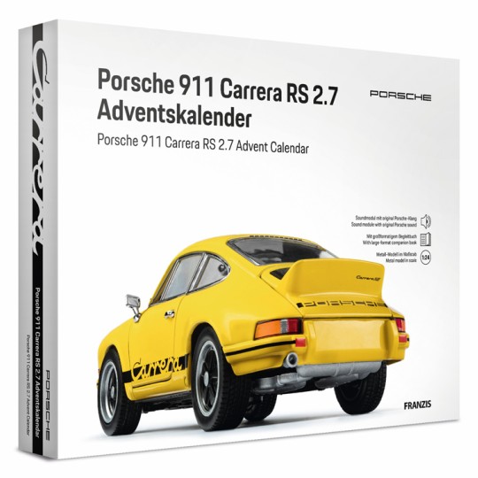 Porsche 911 Carrera RS Advent Calendar Yellow