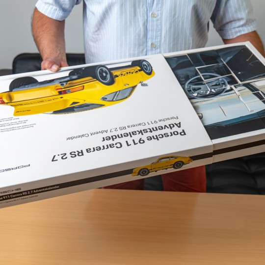 Porsche 911 Carrera RS Advent Calendar Yellow