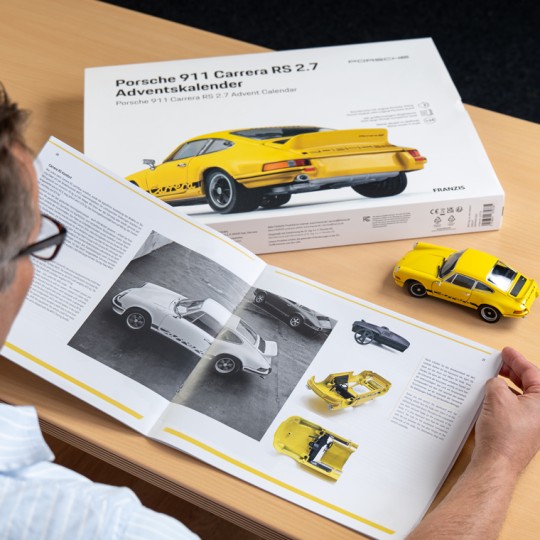 Porsche 911 Carrera RS Advent Calendar Yellow